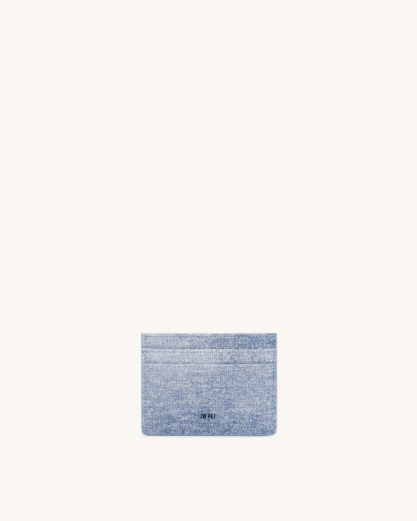 Denim Embossed Card Holder