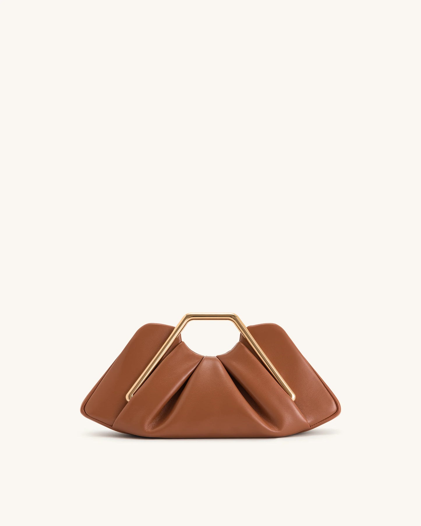 Lila Metal Frame Clutch