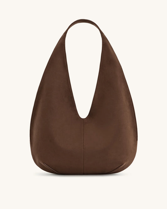 Dara Faux Suede Hobo Bag