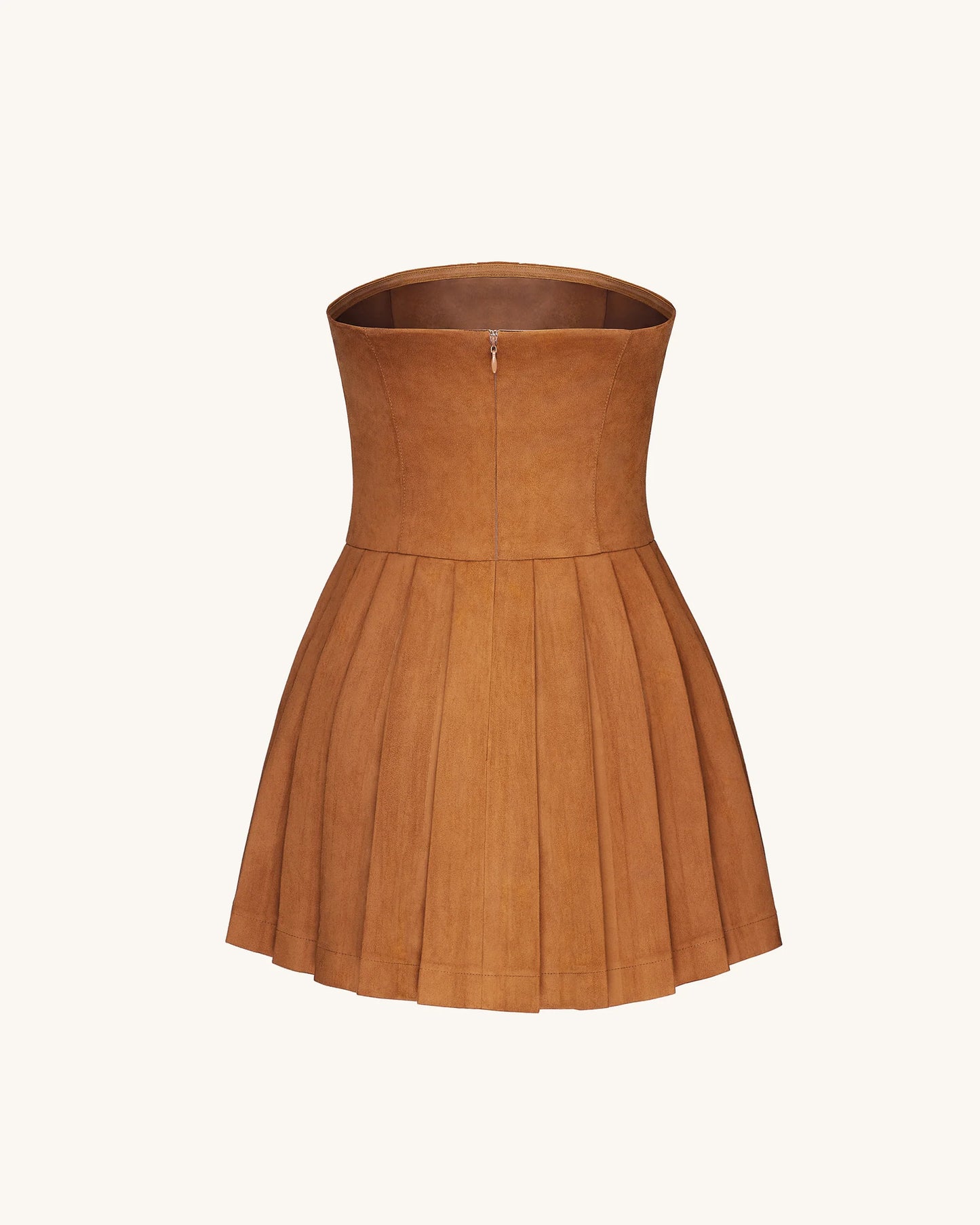 Ellie Pleated Velvet Dress