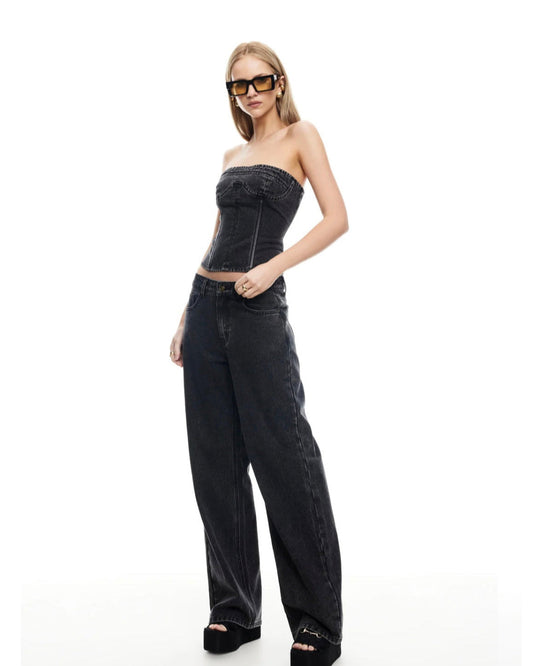 RISING JEAN WASHED ONYX