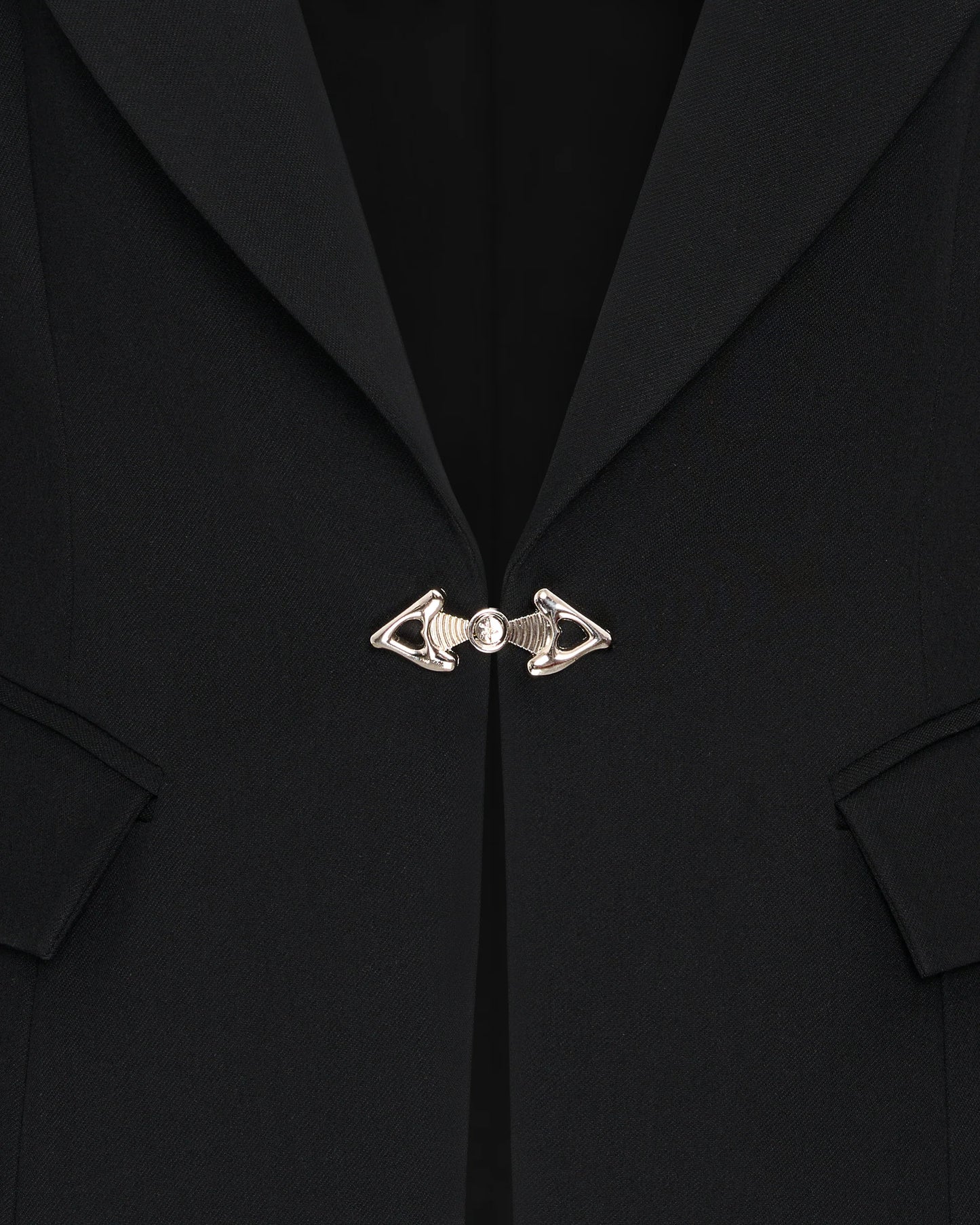 Layla Lock Buckle Deep-V Blazer