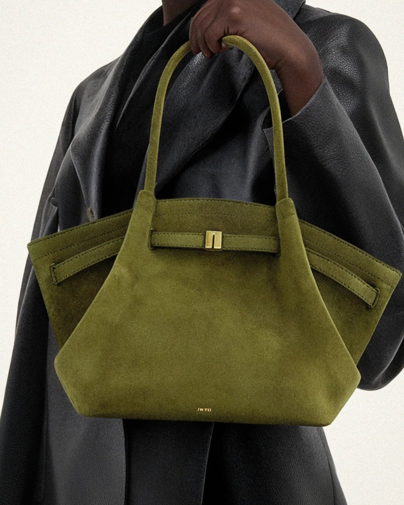 Hana Medium Faux Suede Tote Bag