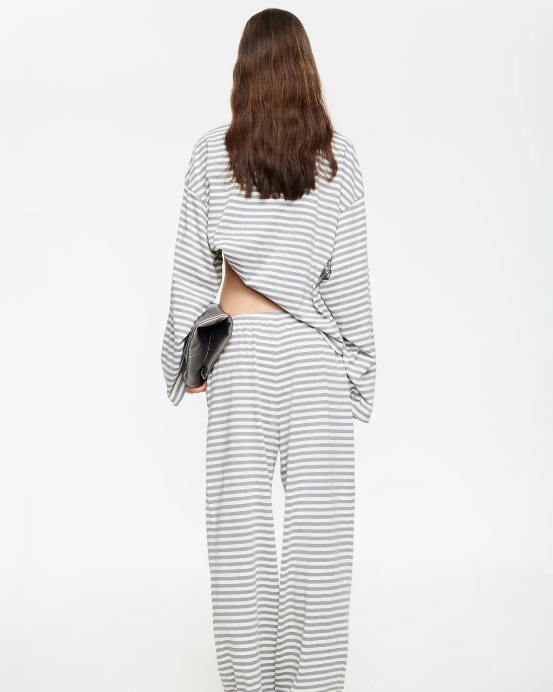 Bloom Long Sleeve - Ash Stripe