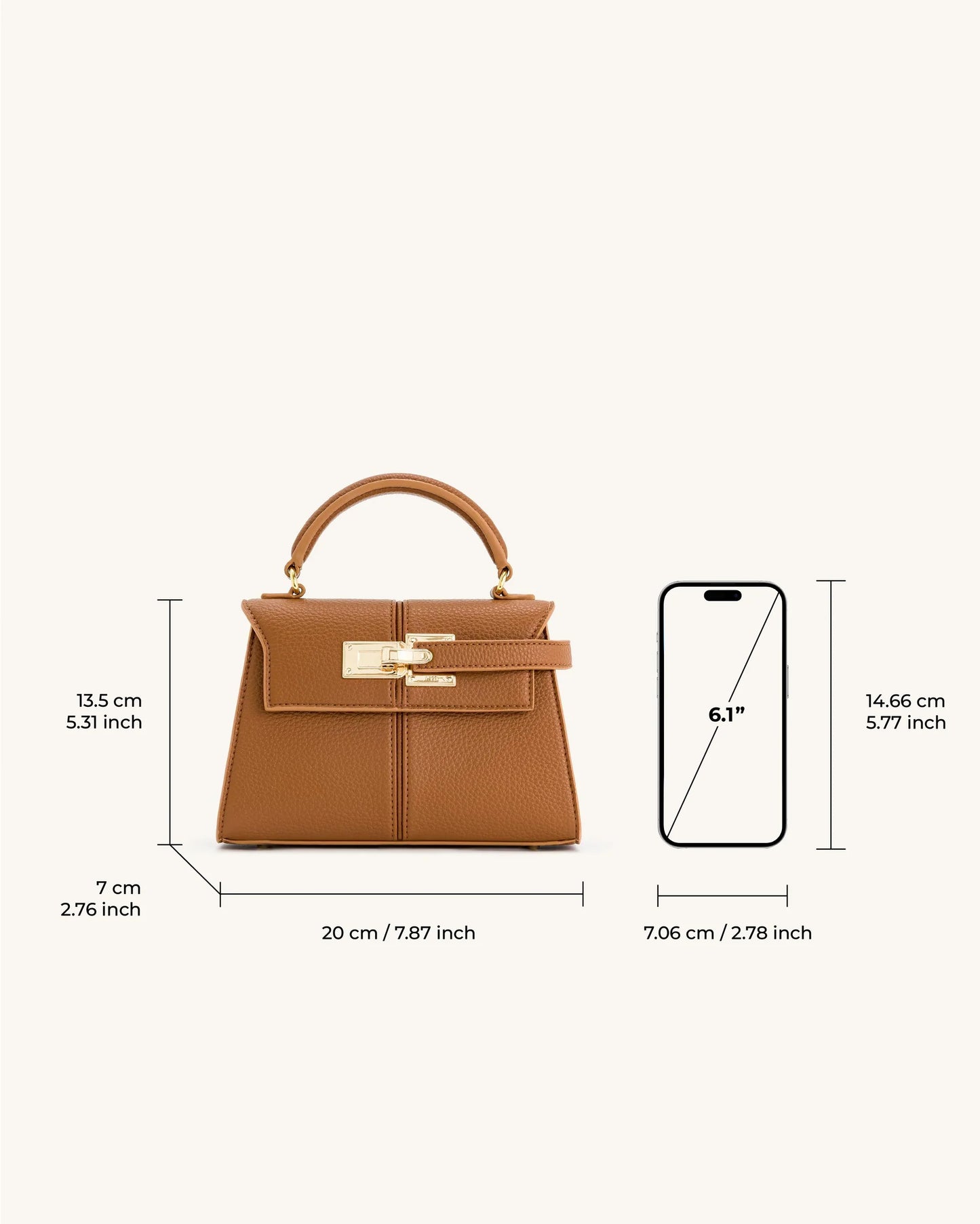 Elise Top Handle Bag