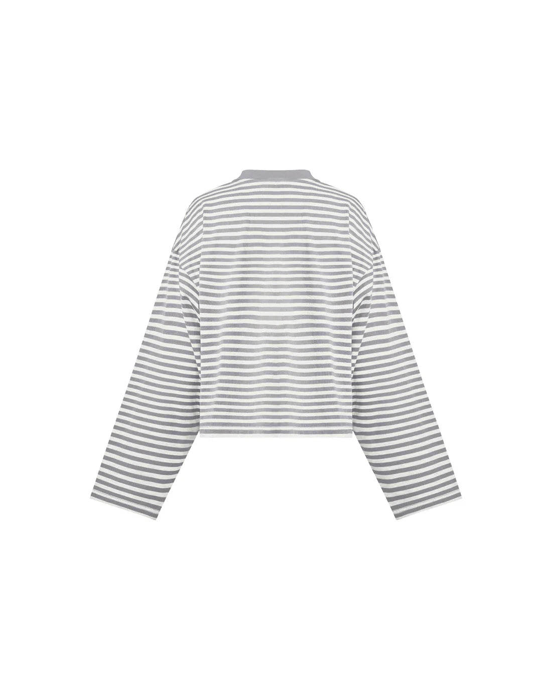 Bloom Long Sleeve - Ash Stripe