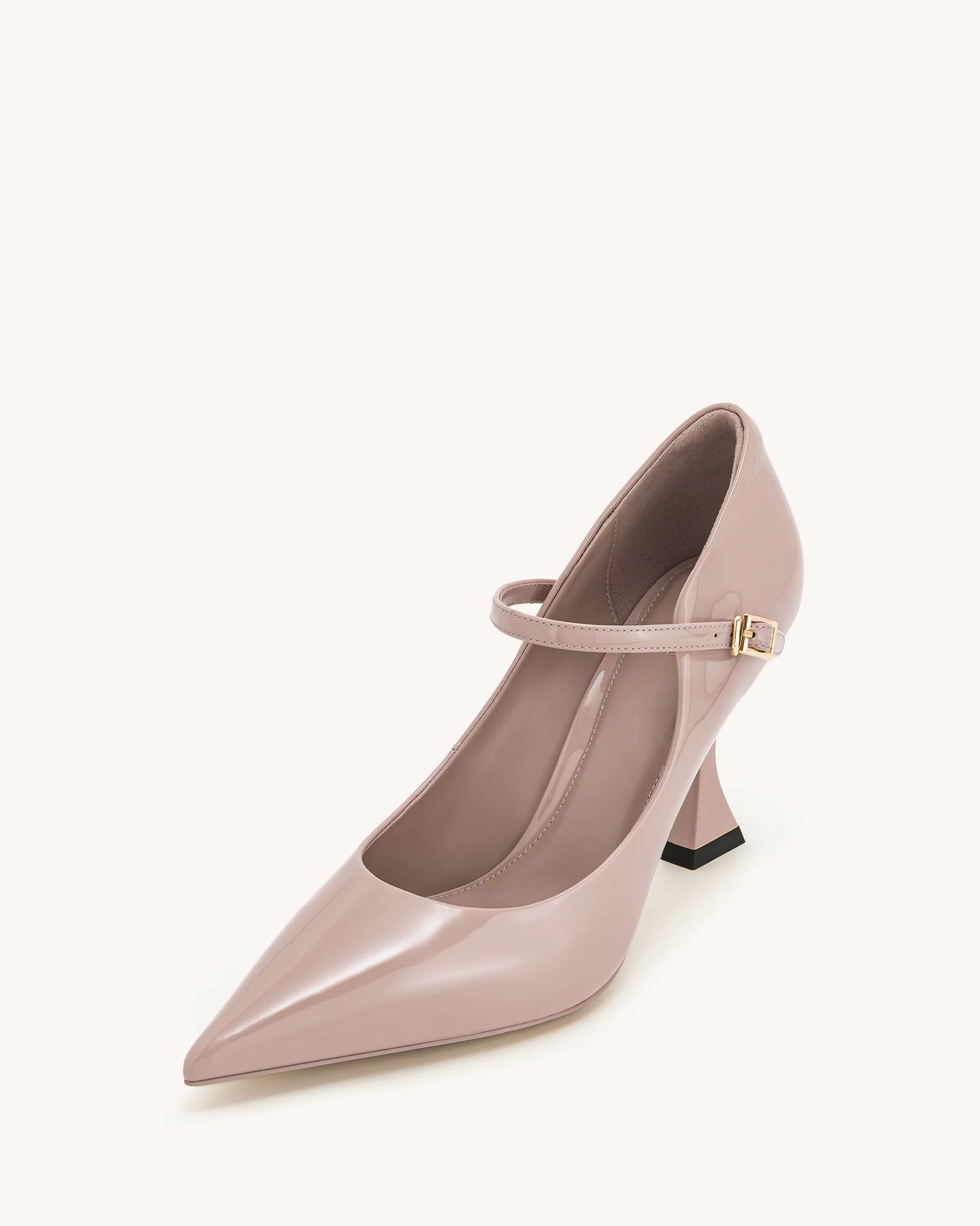 Thilina Patent Leather Pumps - Dusty Pink