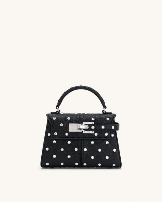 Elise Artificial Crystal Top Handle Bag