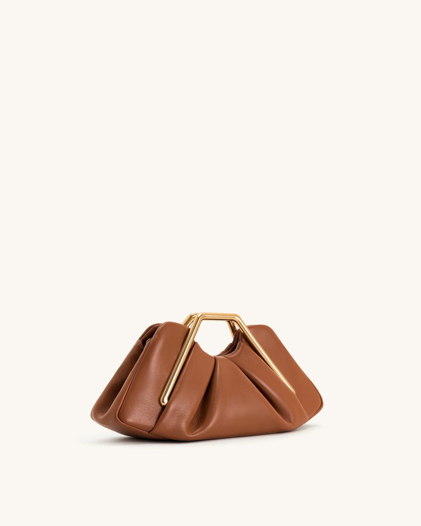 Lila Metal Frame Clutch