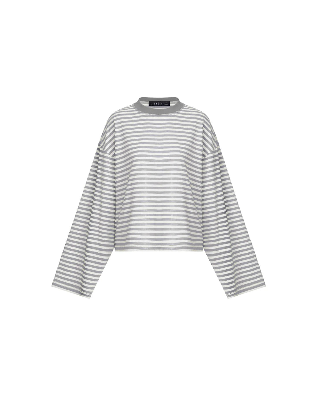 Bloom Long Sleeve - Ash Stripe