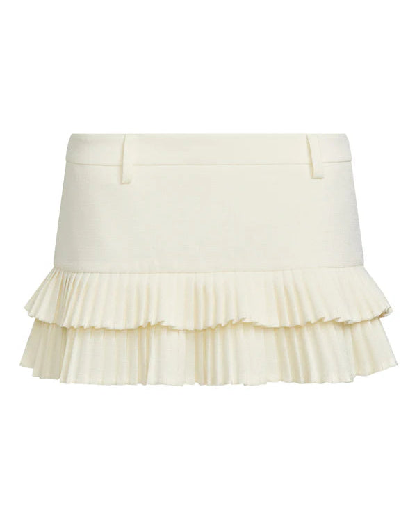DOUBLE RUFFLE MINI SKORT