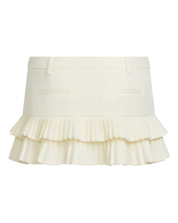 DOUBLE RUFFLE MINI SKORT