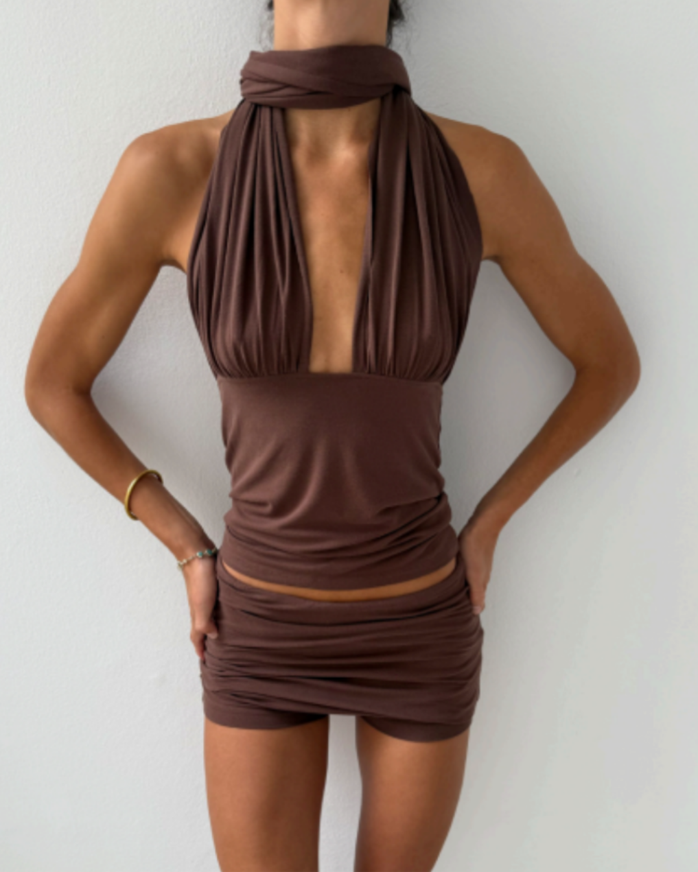 Isabela Top - Mocha