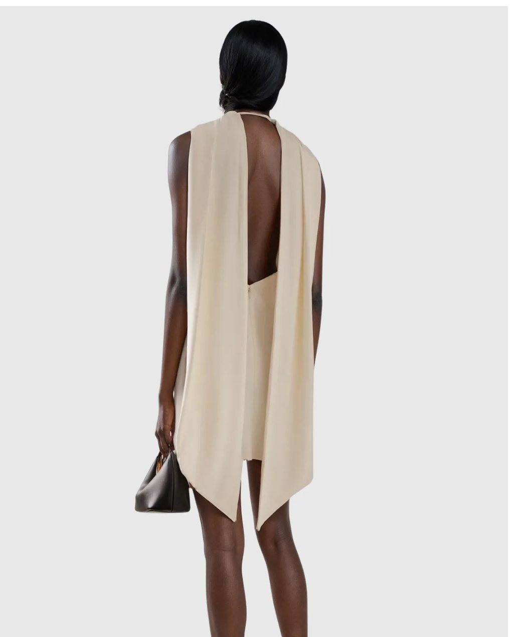 Dominica Sleeveless Scarf Mini Dress
