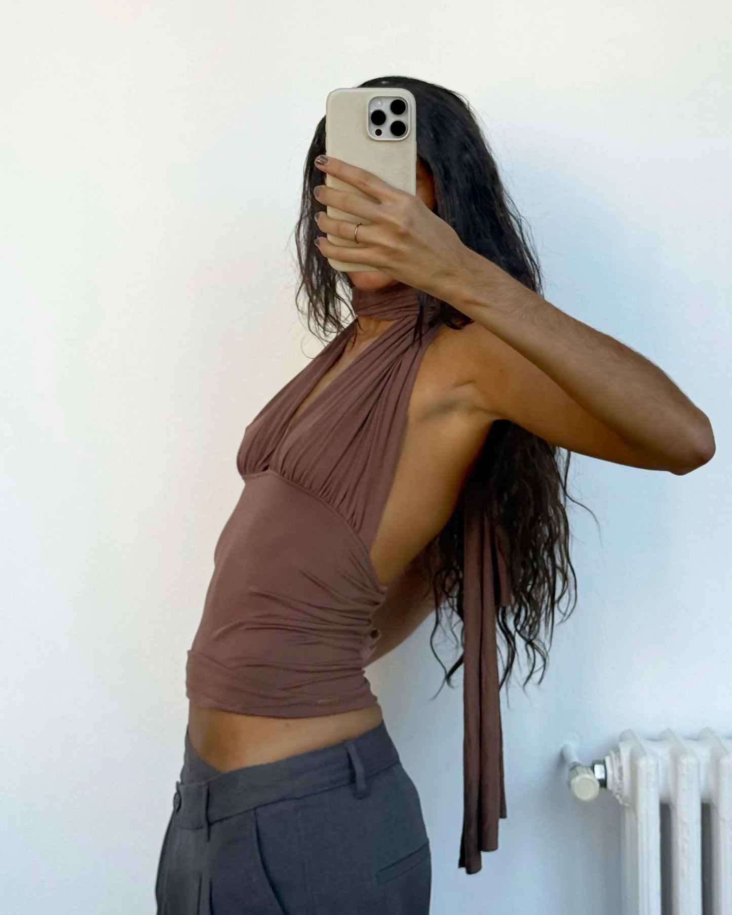 Isabela Top - Mocha