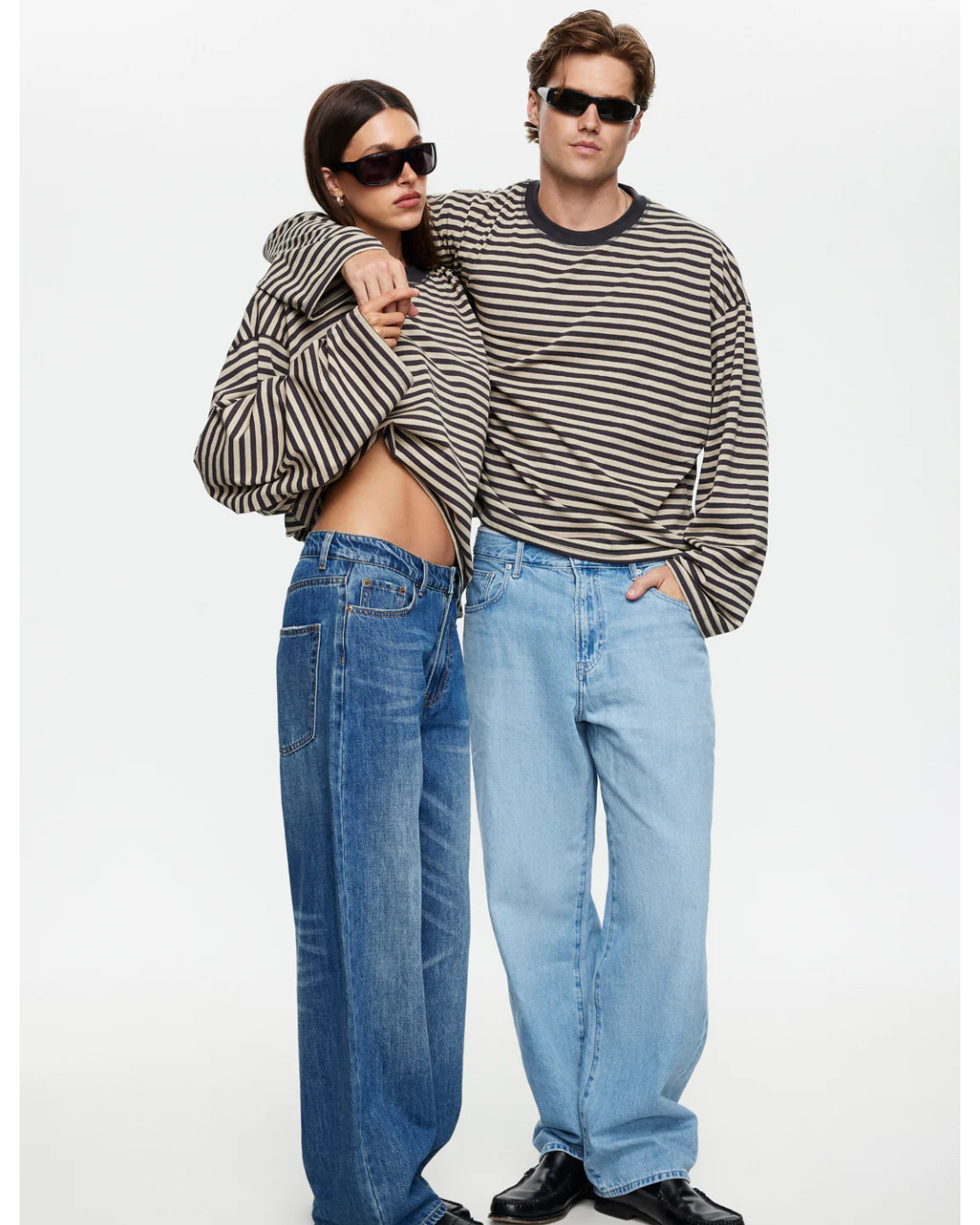 Bloom Long Sleeve - Beige Stripe