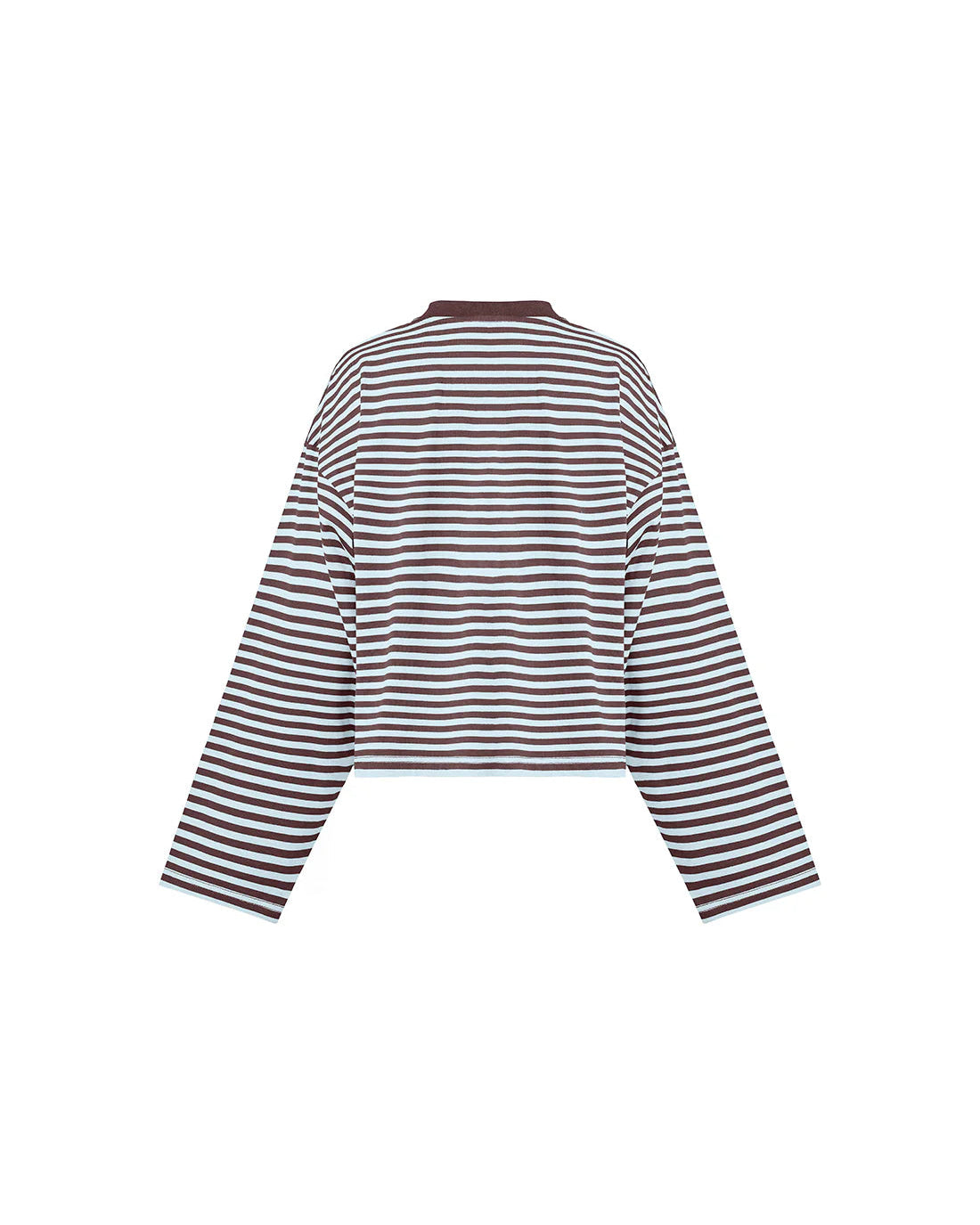 Bloom Long Sleeve - Chocolate Sea Stripe